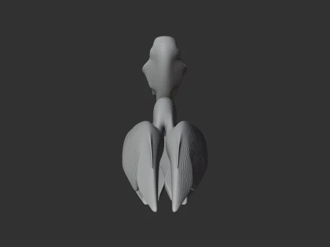 Brown Pelican 3D Model