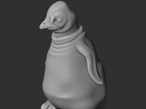 Emperor Penguin 3D Model