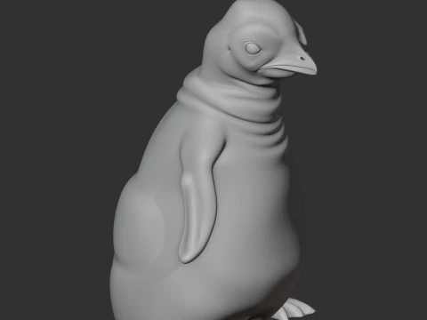 Emperor Penguin 3D Model