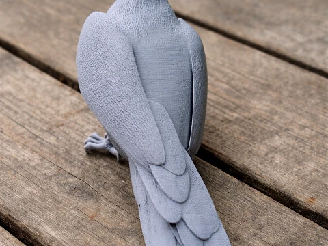 Eisenhaltiger Falke 3D Modell