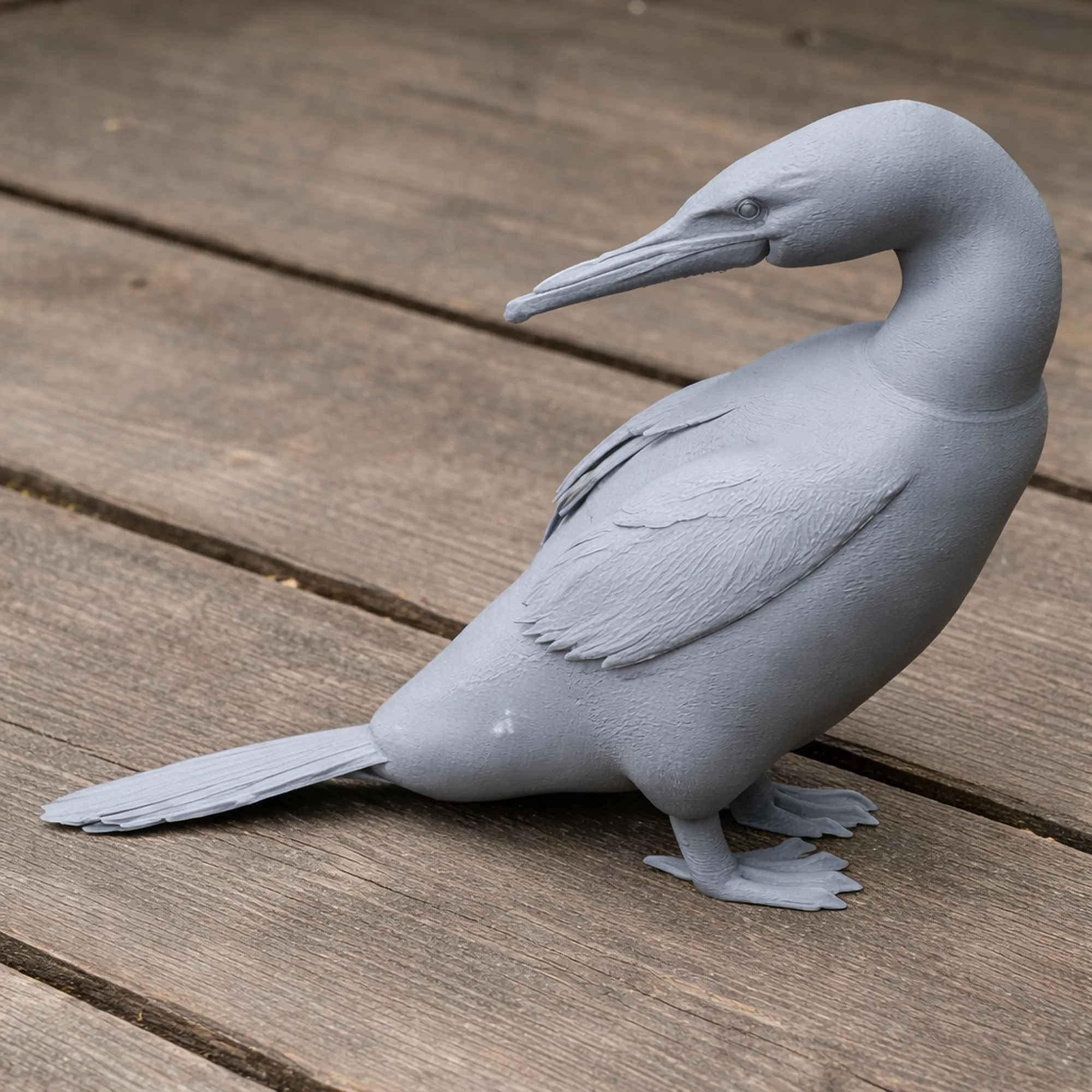 Flightless Cormorant 3D Model .c4d .max .obj .3ds .fbx .stl .blend