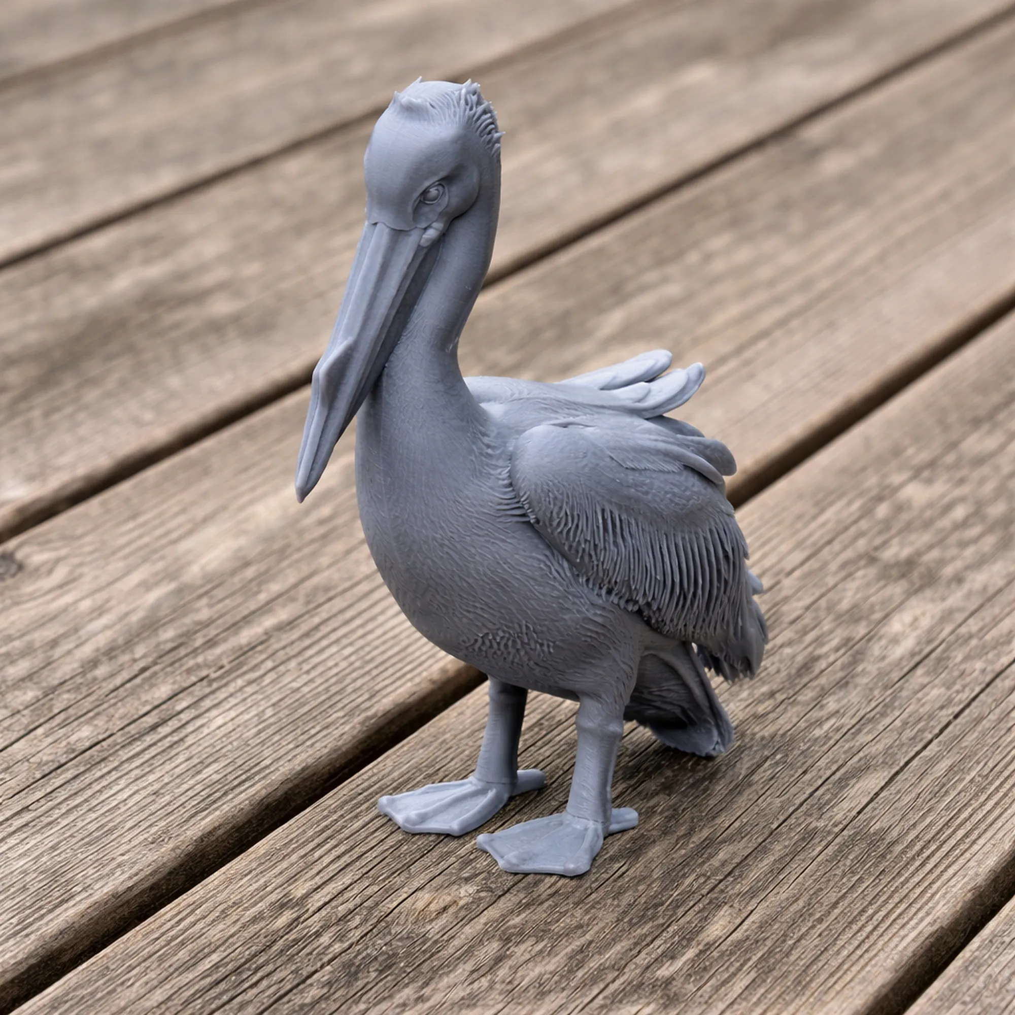 Great White Pelican 3D Model .c4d .max .obj .3ds .fbx .stl .blend
