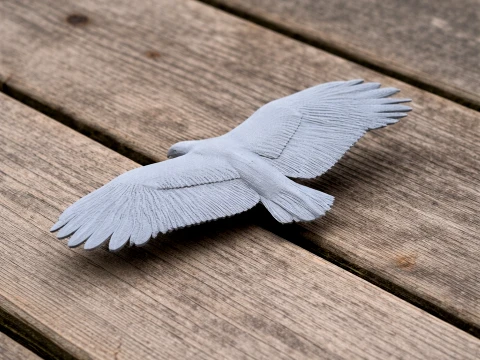 Griffon Vulture 3D Model