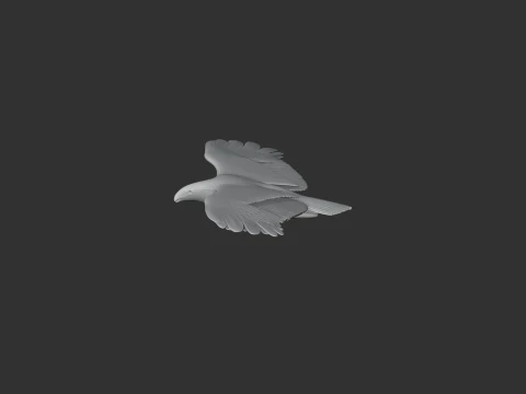 Griffon Vulture 3D Model