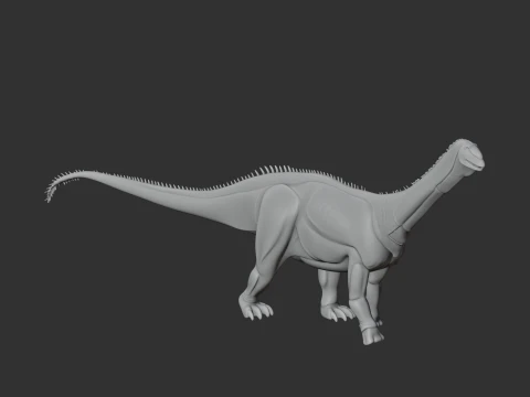 Haplocanthosaurus 3D Model