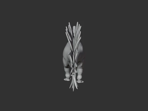 Monkonosaurus 3D Model