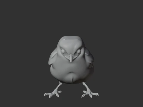 Oilbird Bird 3D Model