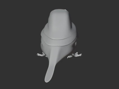 Oilbird Bird 3D Model