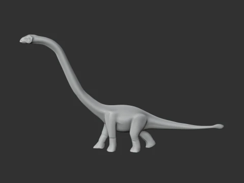 Omeisaurus 3D Model