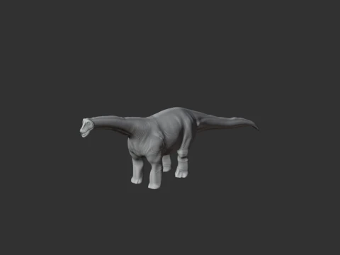 Opisthocoelicaudia 3D Model