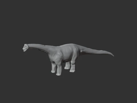 Opisthocoelicaudia 3D Model