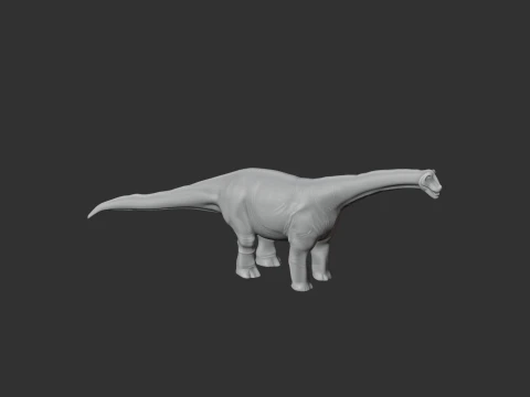 Opisthocoelicaudia 3D Model