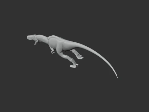 Ornithomimoides 3D Model