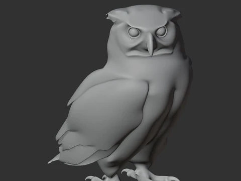 Owl 3D Model