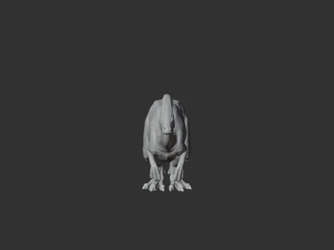 Parasaurolophus 3D Model