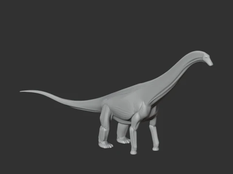 Petrobrasaurus 3D Model