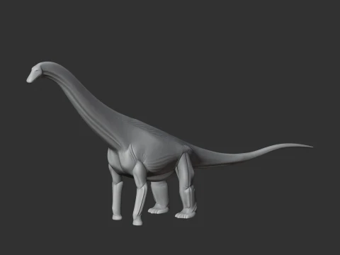 Petrobrasaurus 3D Model
