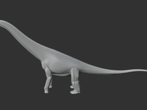 Petrobrasaurus 3D Model