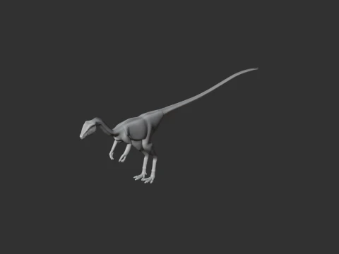 Procompsognathus 3D Model