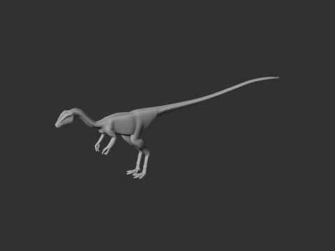 Procompsognathus 3D Model