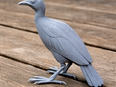 Rail Bird 3D Model