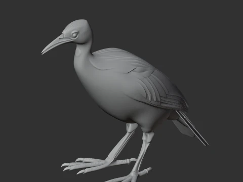 Rail Bird 3D Model