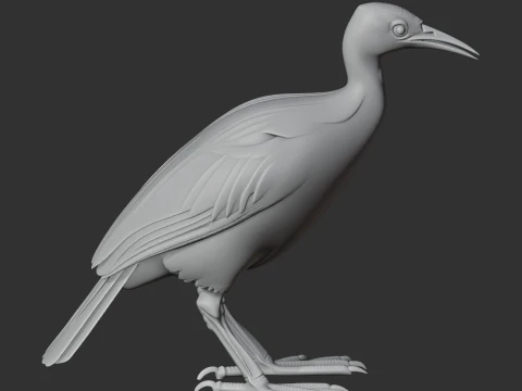 Rail Bird 3D Model