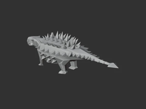 Saichania 3D Model