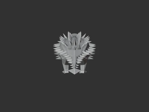 Saichania 3D Model