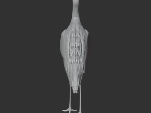 Stork 3D Model