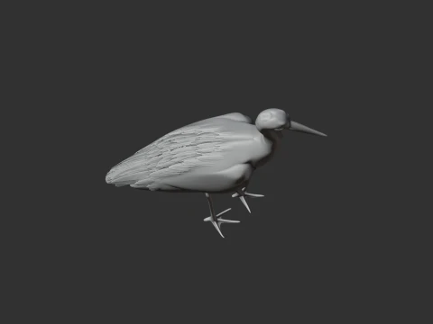 Stork 3D Model