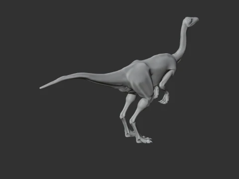 Struthiomimus 3D Model