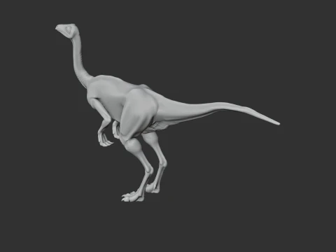 Struthiomimus 3D Model
