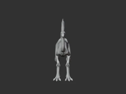 Struthiomimus 3D Model