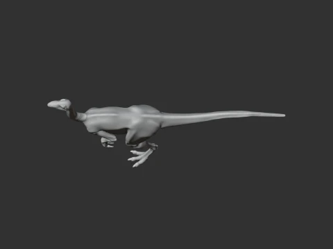Struthiomimus 3D Model