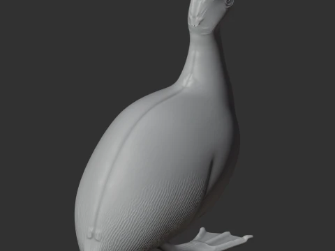 Tinamou Bird 3D Model