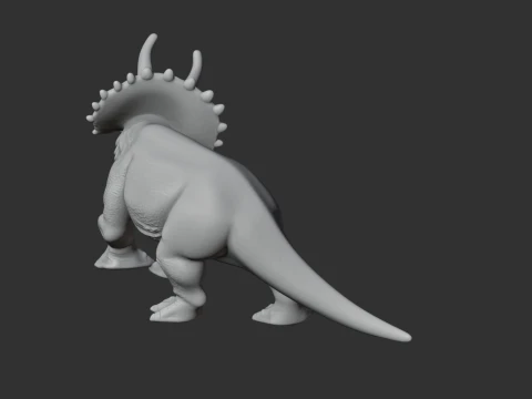 Triceratops 3D Model