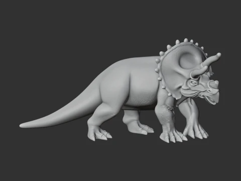 Triceratops 3D Model