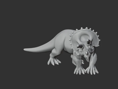 Triceratops 3D Model