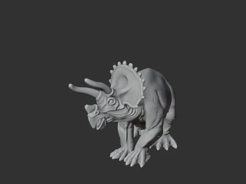 Triceratops 3D Model