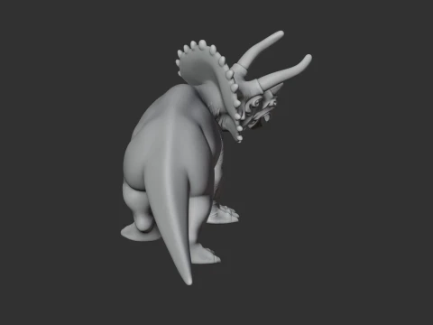 Triceratops 3D Model