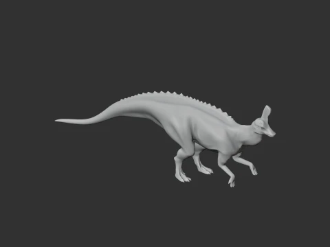 Tsintaosaurus 3D Model