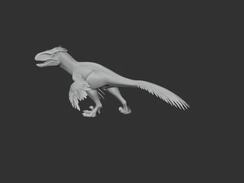 Utahraptor 3D Model