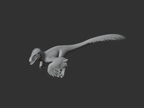 Utahraptor 3D Model