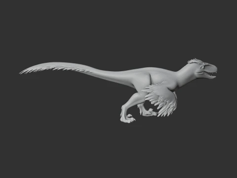 Utahraptor 3D Model