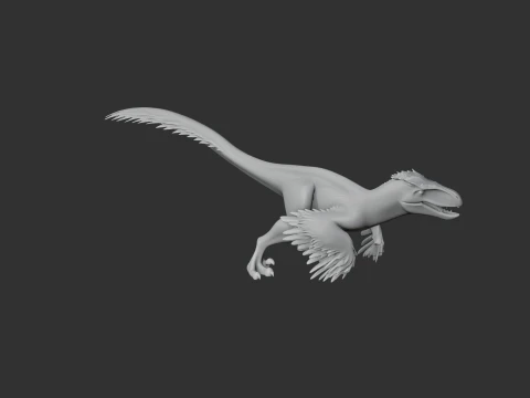 Utahraptor 3D Model