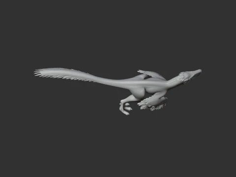 Utahraptor 3D Model