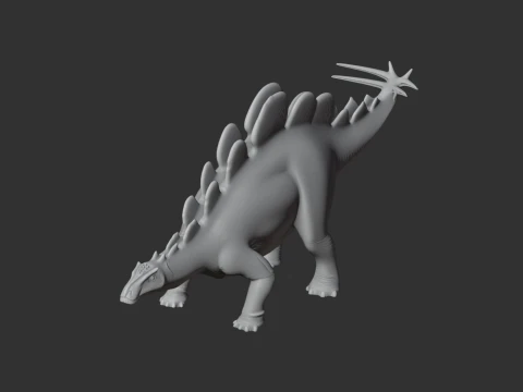 Wuerhosaurus 3D Model