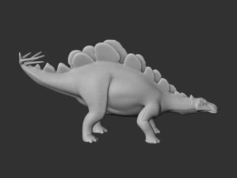 Wuerhosaurus 3D Model