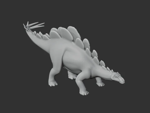 Wuerhosaurus 3D Model